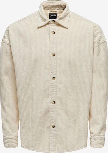 Only & Sons Button Up Shirt 'LEDGER' in Wool white, Item view
