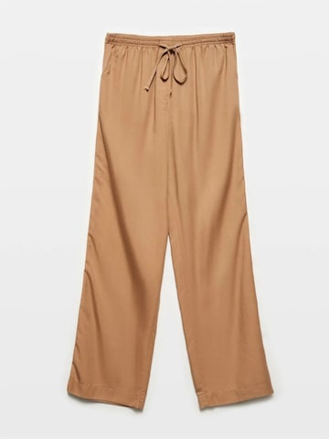 Wide Leg Pantalon Dilvin en beige : devant