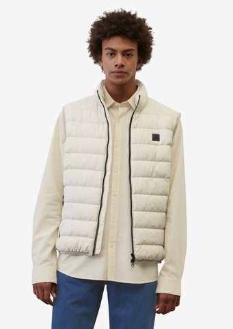 Gilet Marc O'Polo en blanc : devant