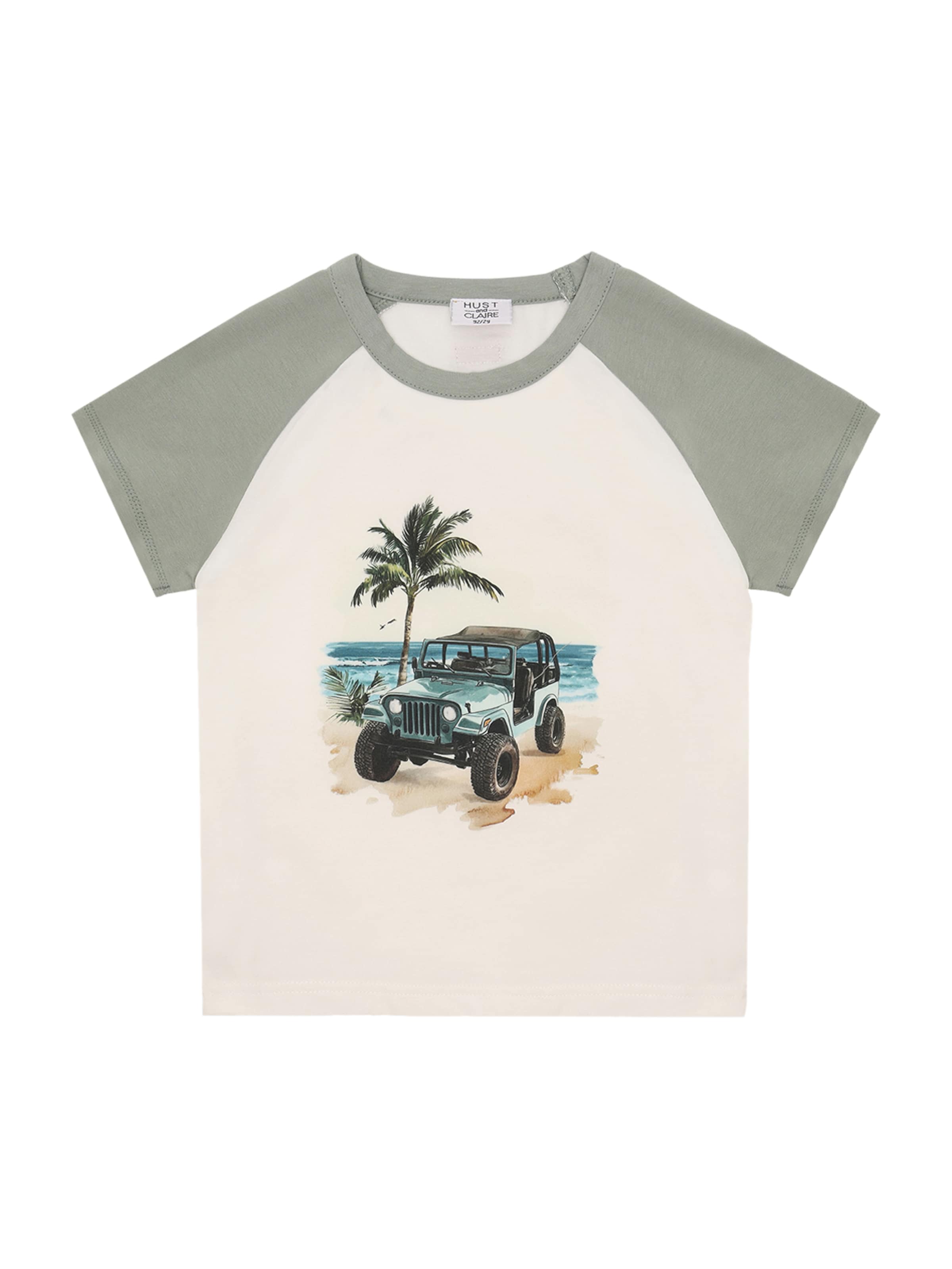 Hust & Claire Футболка 'Anton Jeep' в Зеленый: спереди