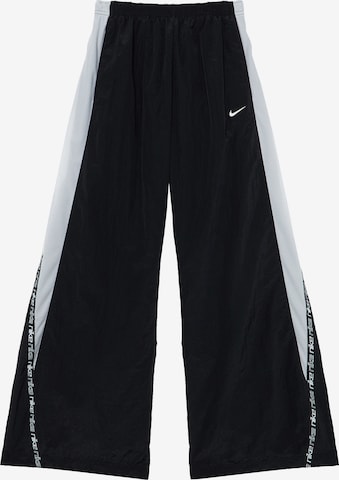 Nike Sportswear Wide Leg Housut 'DANCE' värissä musta: etupuoli