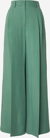 Weekend Max Mara Широкий Брюки со складками 'VELIERO' в Зеленый: спереди