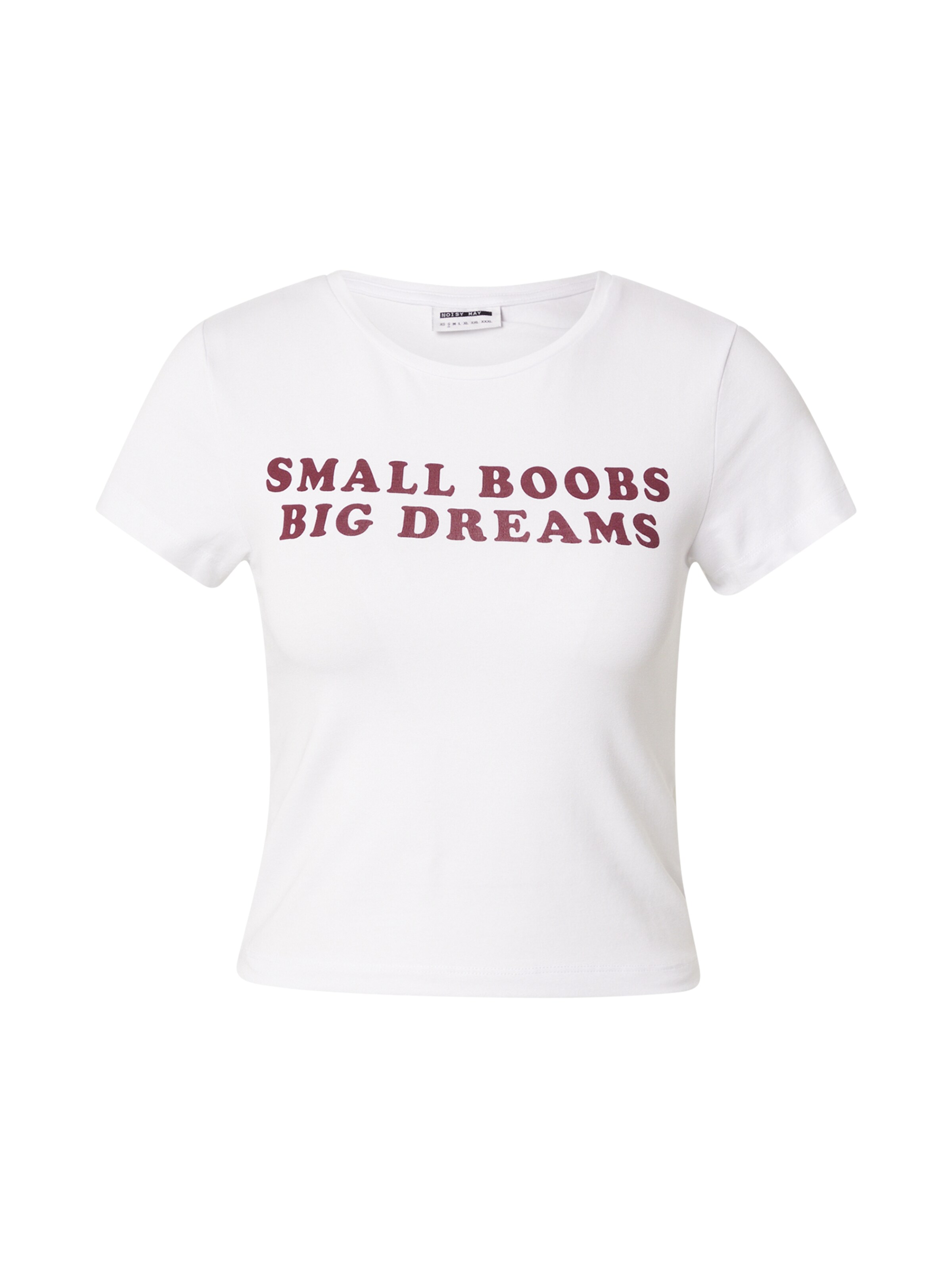 Noisy may Tričko 'NMMOLLY' – bílá: přední strana