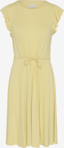 Robe 'KAbella' Kaffe en jaune : devant