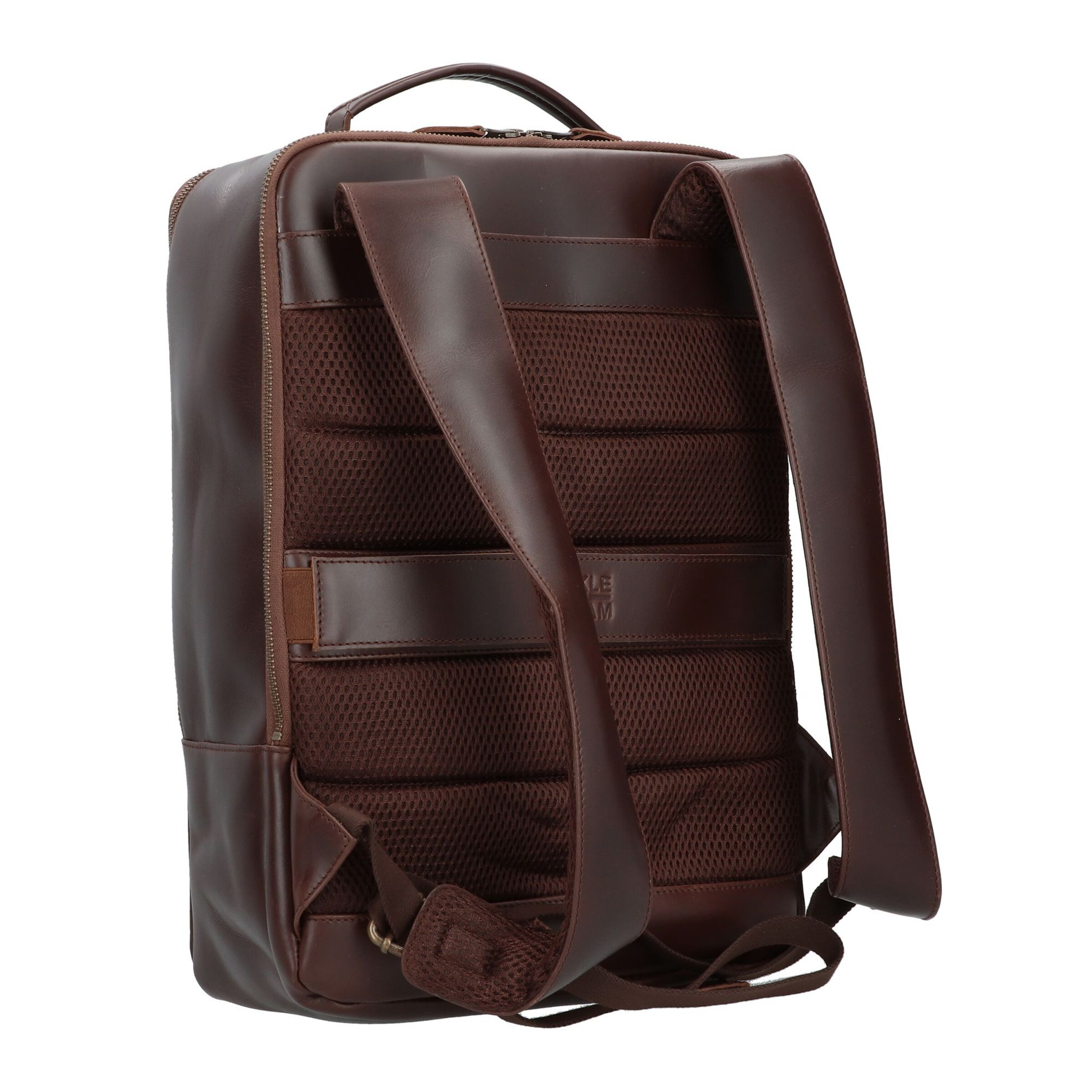 Buckle & Seam Backpack 'Leon ' in Brown