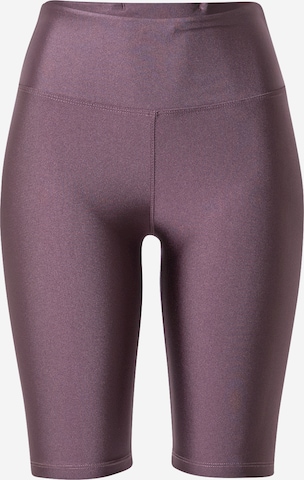 Röhnisch - Skinny Calças de desporto em roxo: frente