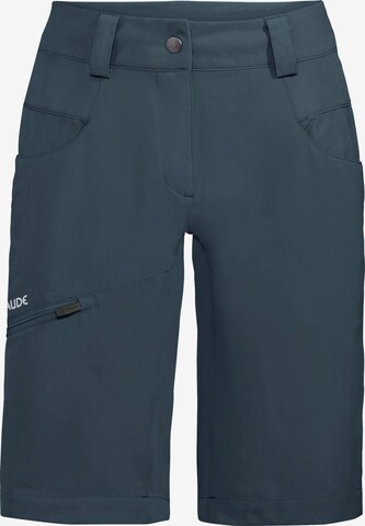 VAUDE Outdoor Pants 'Skarvan' in Blue: front