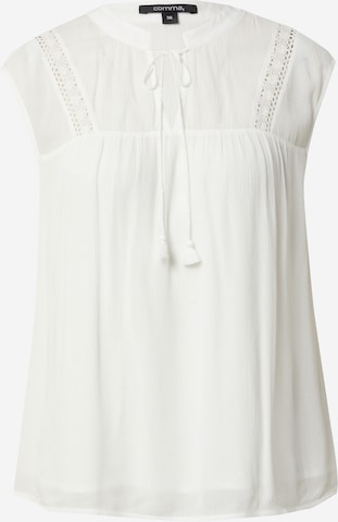 COMMA Bluse in Weiß: Vorderseite