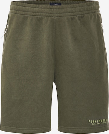 Funky Buddharegular Hlače - zelena boja: prednji dio