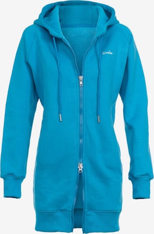 Winshape Sports sweat jacket 'J006' in Blue