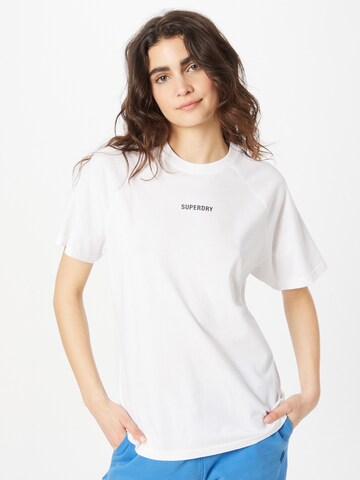 Superdry - Camiseta en blanco: frente