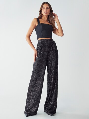 Wide Leg Pantalon 'SADEE ' BWLDR en noir