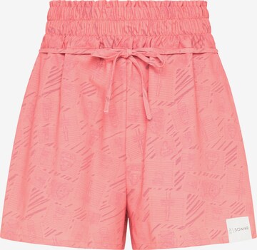 SOMWR Pants 'SHORT CRIME' in Pink: front