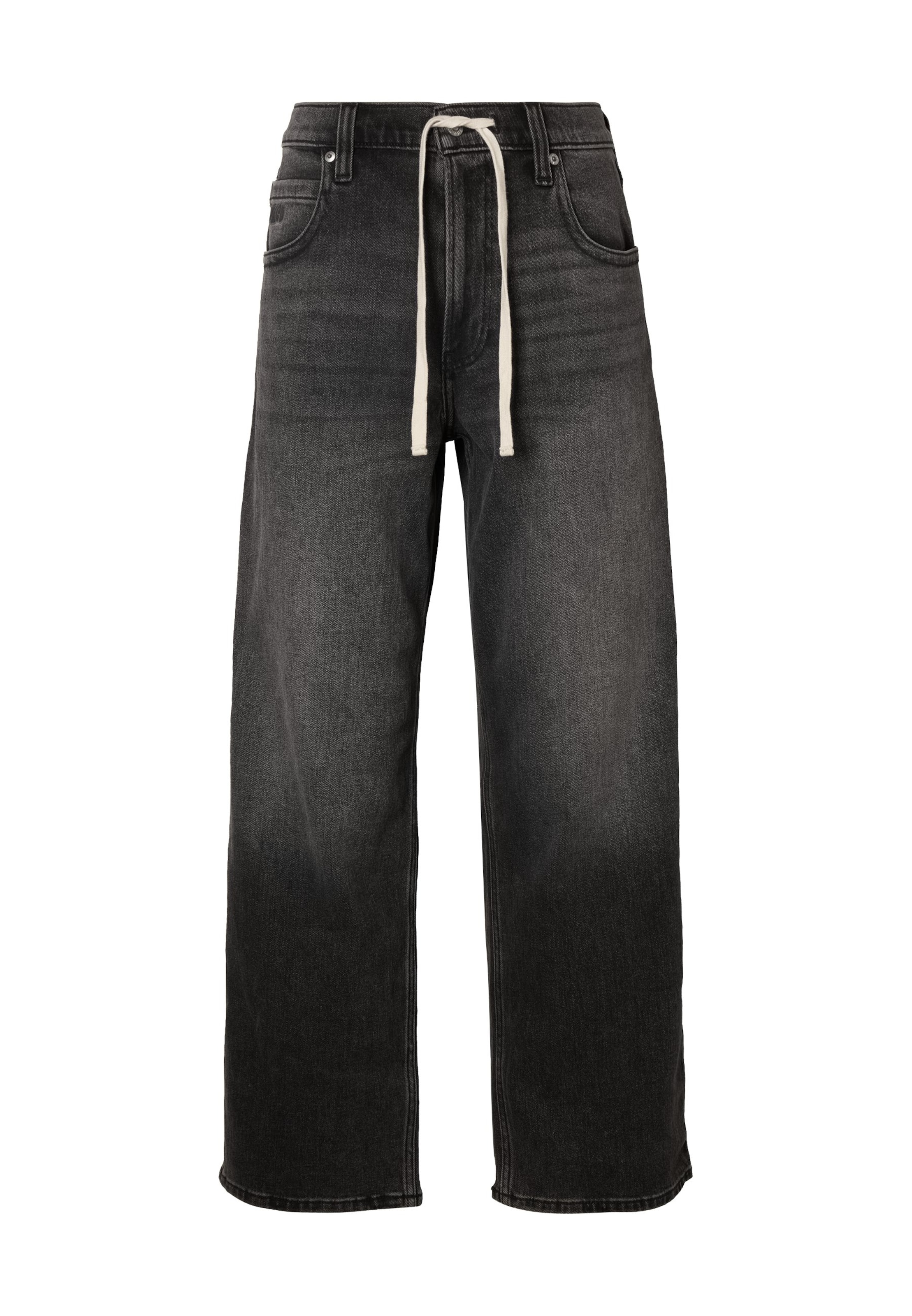 HOLLISTER Baggy Jeans in Black: front