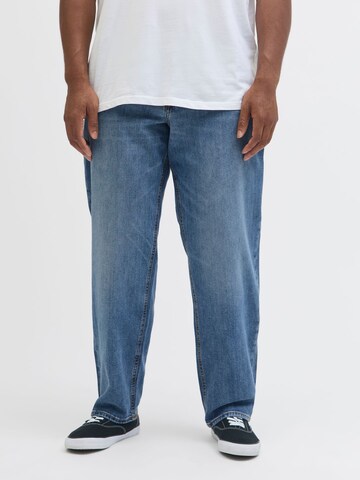 Jack & Jones Plus regular Jeans 'JJIMIKE JJORIGINAL' i blå