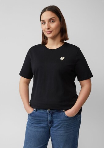 T-shirt s.Oliver en noir : devant