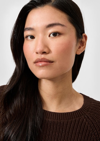 QS Pullover in Braun