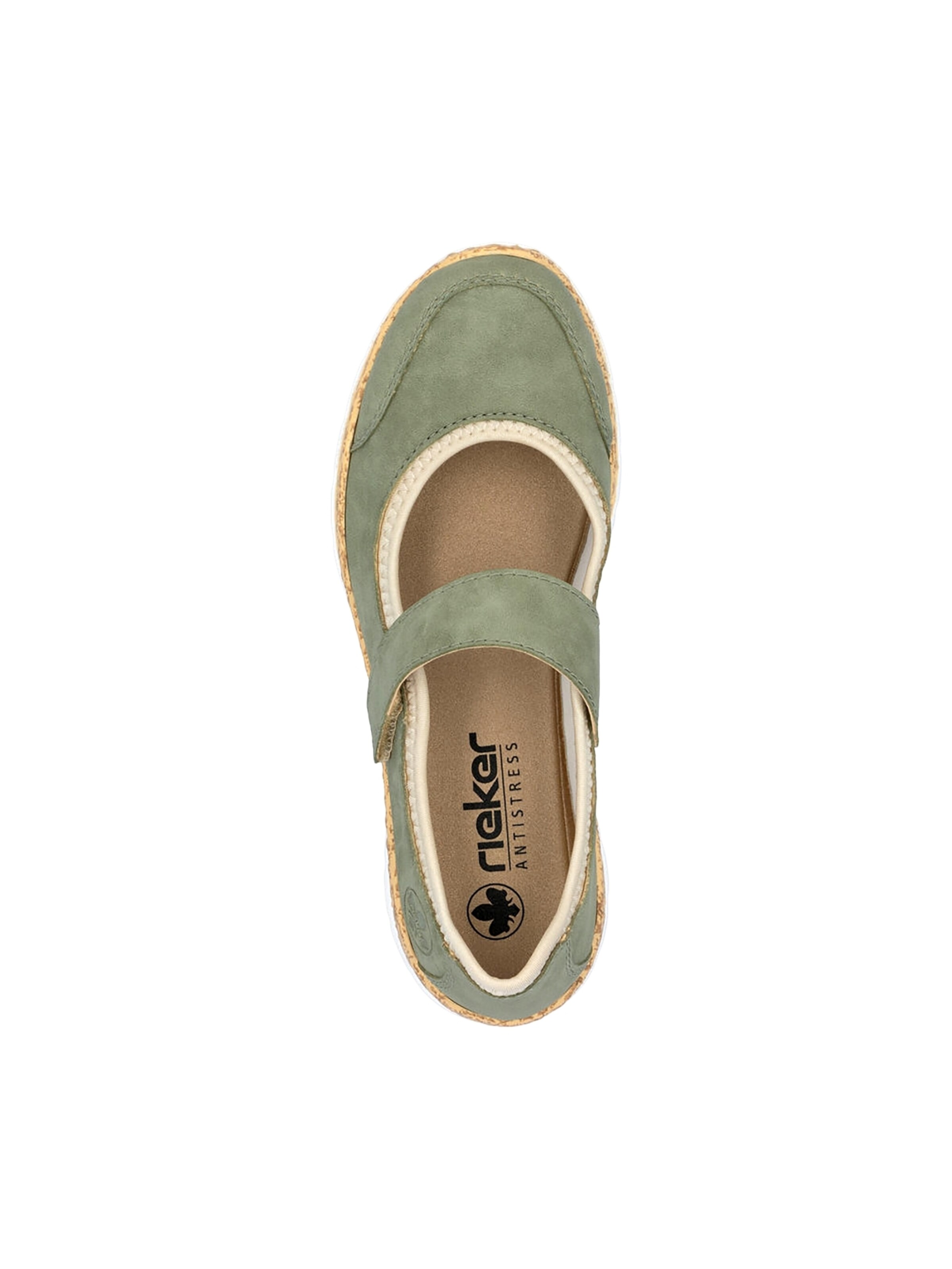 Rieker Ballerina in Groen