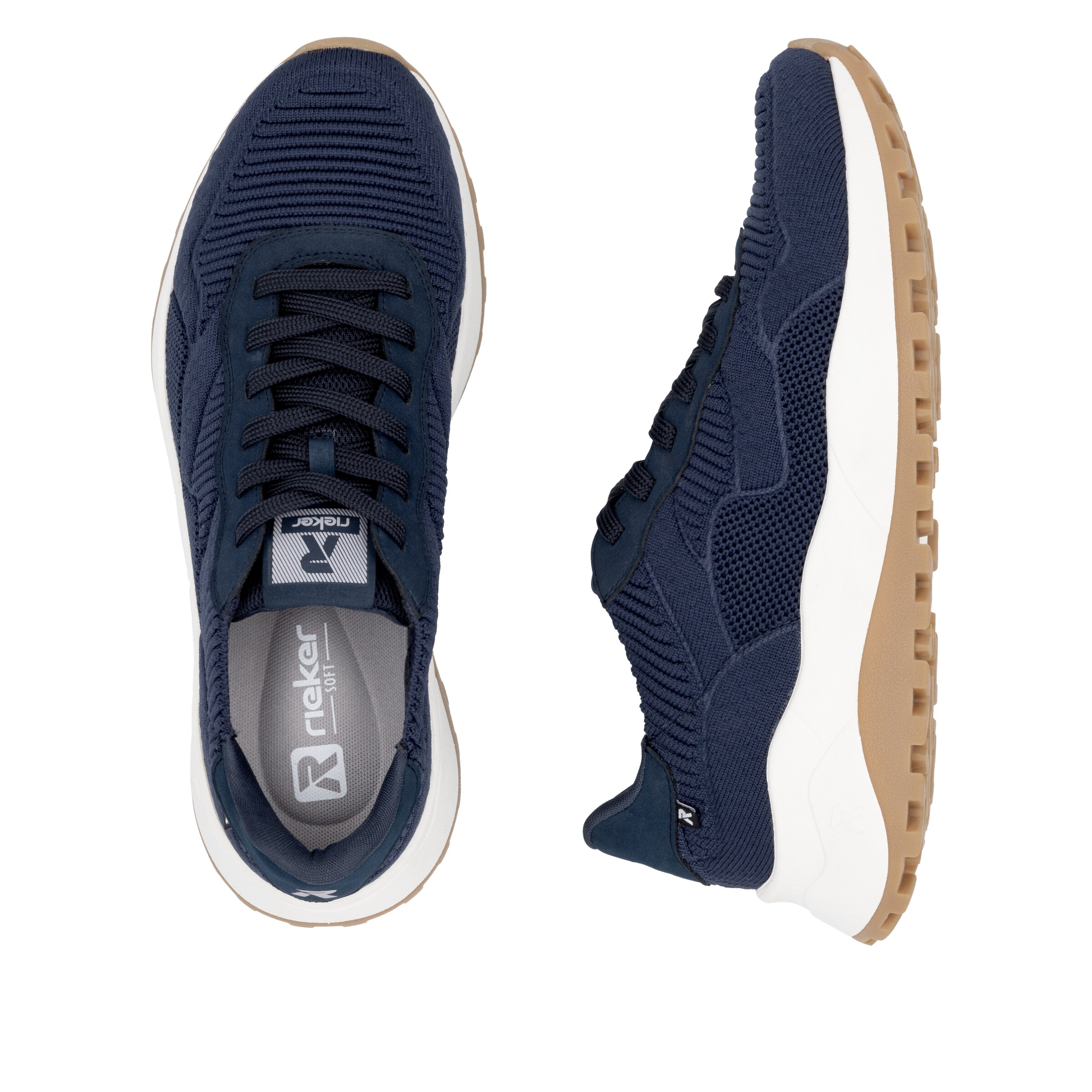 Baskets basses 'U1302' Rieker Sport en bleu