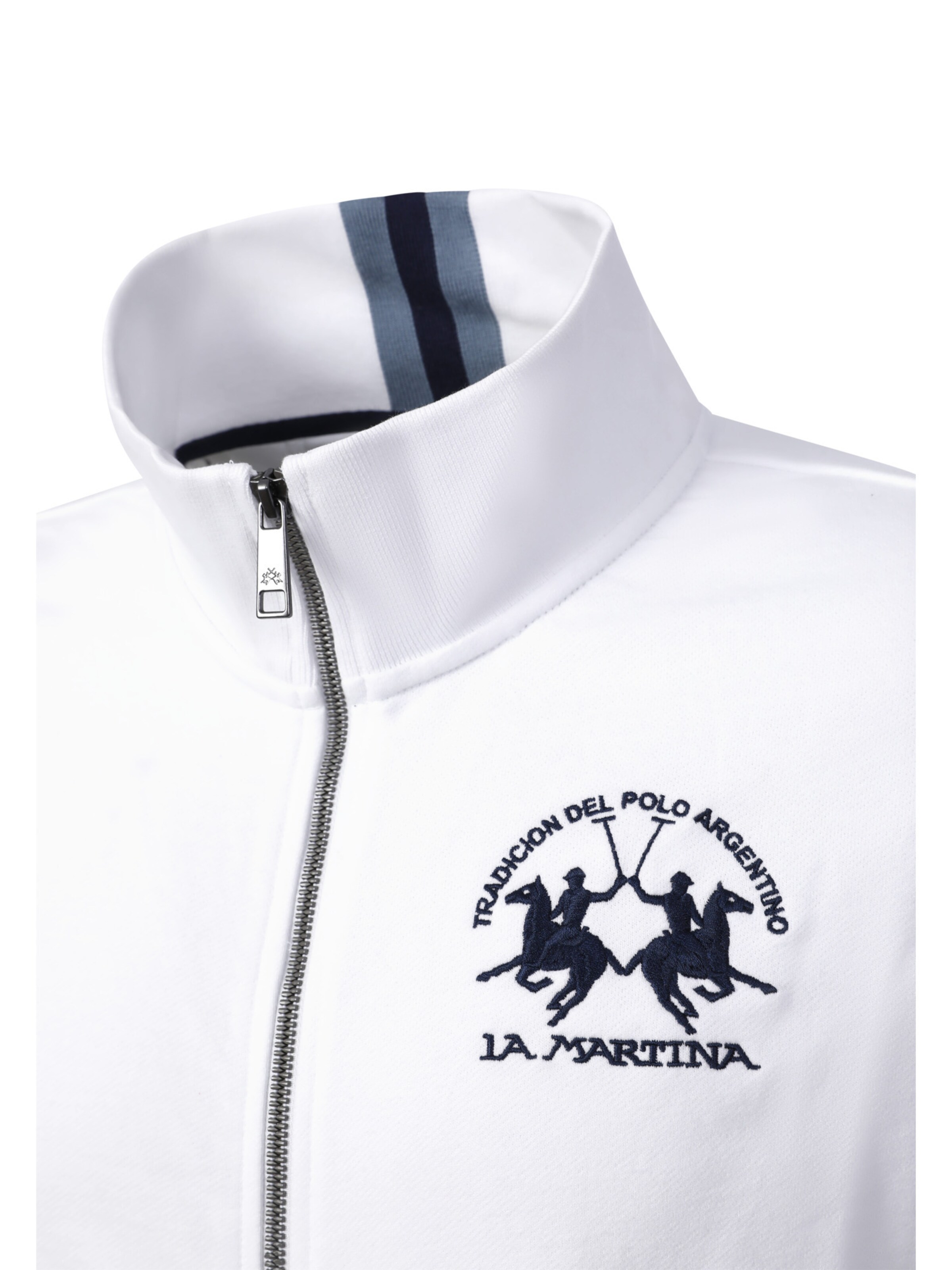 La Martina Sweatjacke ' MCF300 ' in Weiß