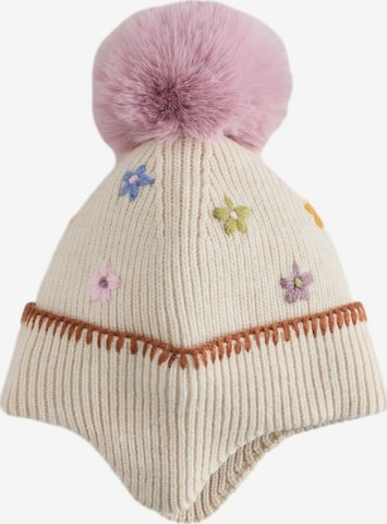 Next Mütze in Beige: Vorderseite