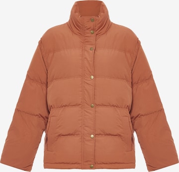 MYMO Prechodná bunda - oranžová: predná strana