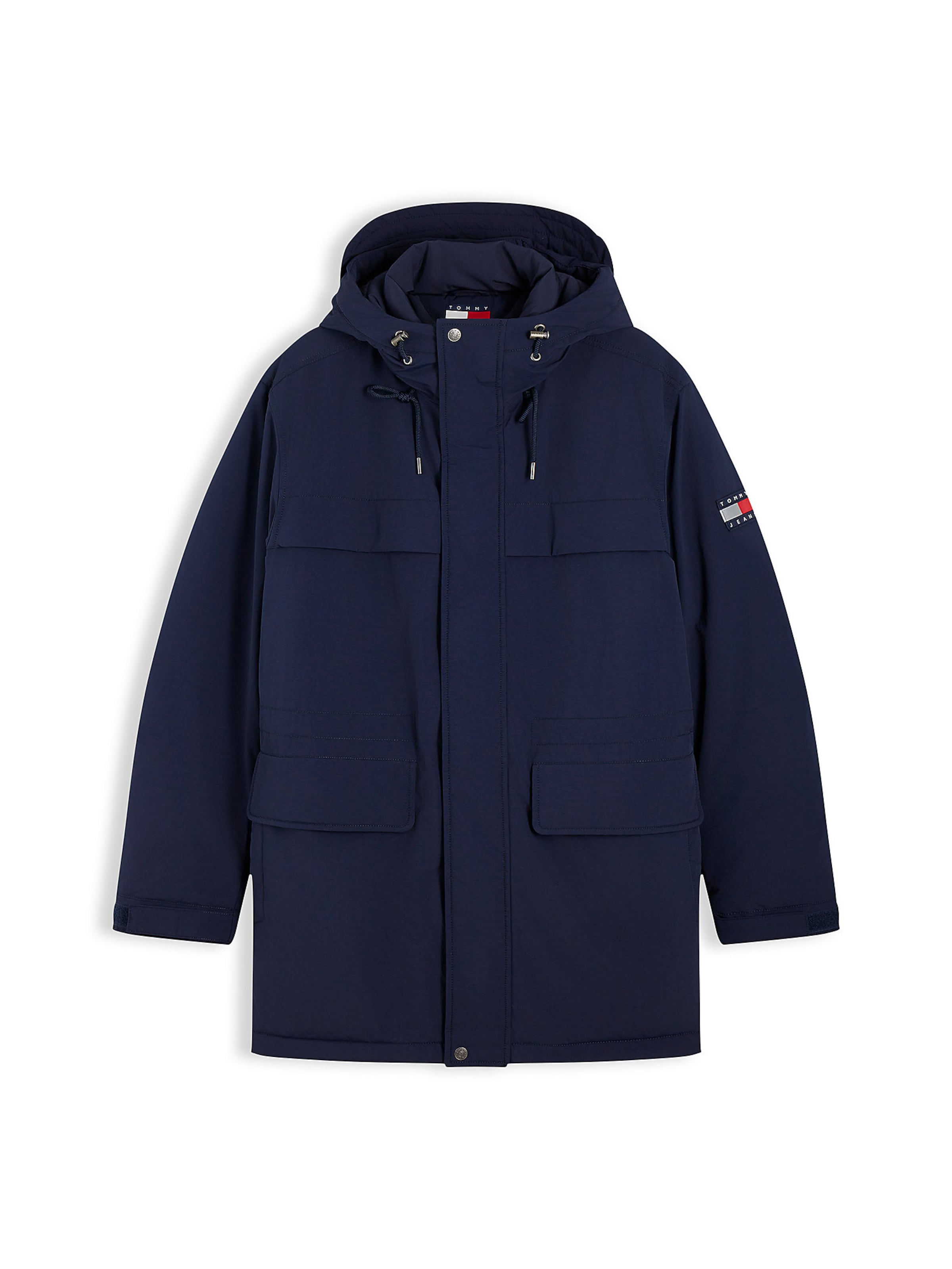 Tommy Jeans Between-Seasons Parka 'City Ready' in Blue: front