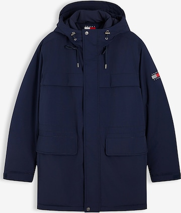 Tommy Jeans Between-seasons parka 'City Ready' in Blue: front