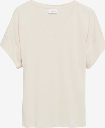 T-shirt COMMA en beige : devant