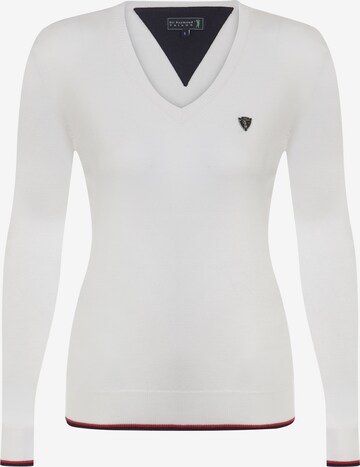 Sir Raymond Tailor Sweater 'Susan' in White: front