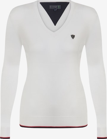 Sir Raymond Tailor Sweater 'Susan' in White: front