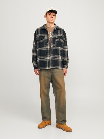 JACK & JONES Comfort Fit Hemd 'JORVesterbro' in Grün