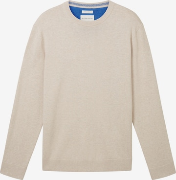 TOM TAILOR Pullover in Beige: predná strana