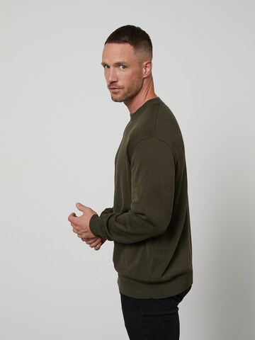 DAN FOX APPAREL Pullover 'Gregor' in Grün