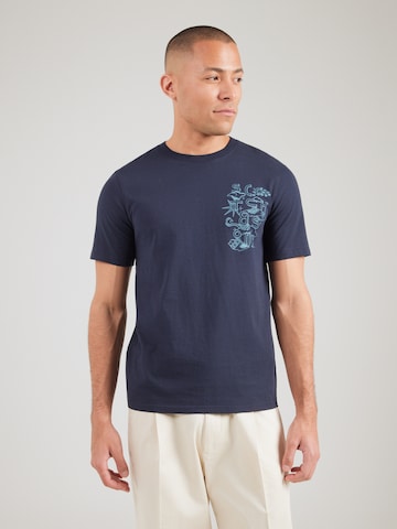 SCOTCH & SODA T-shirt i blå: framsida