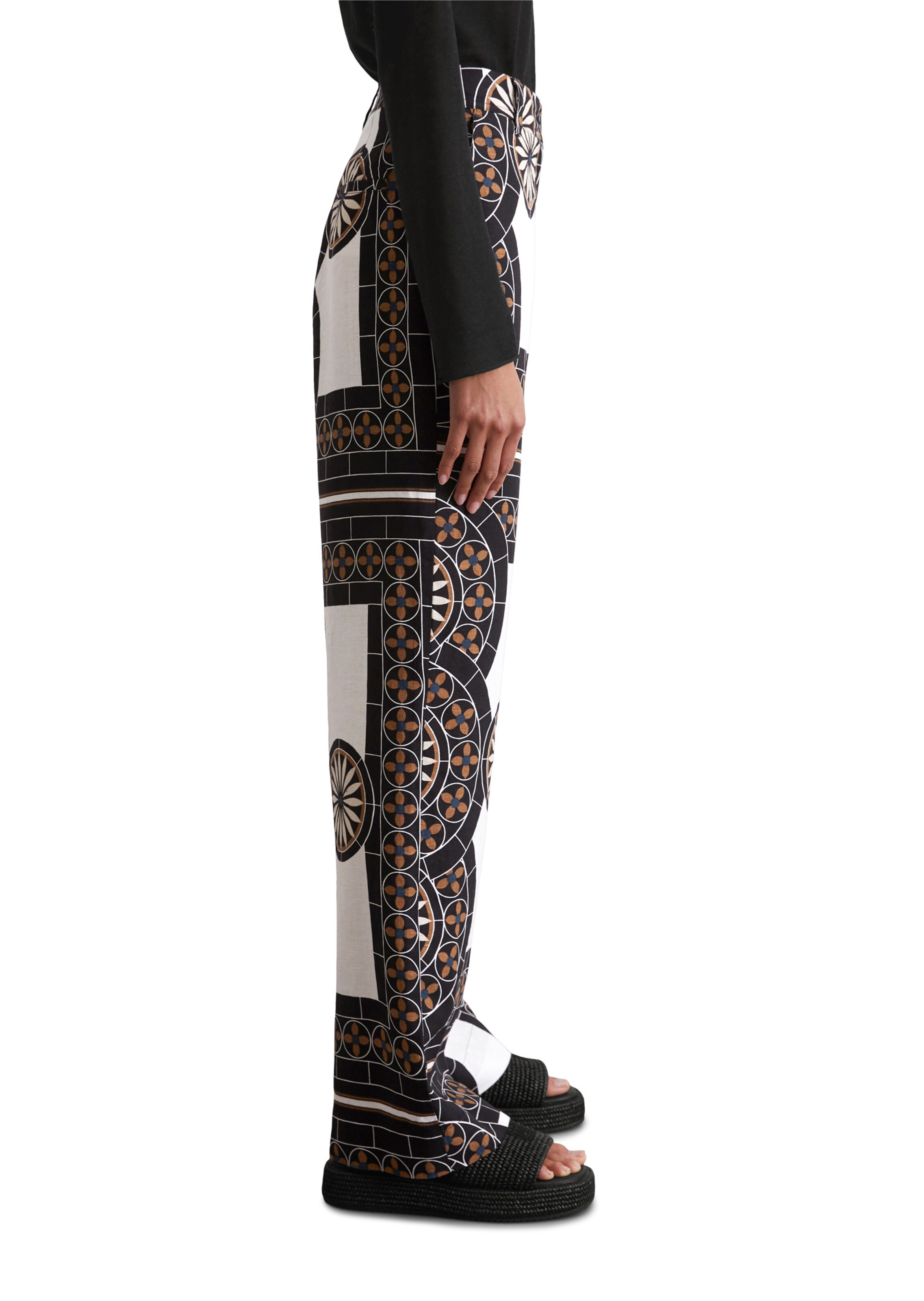 Marc O'Polo Regular Hose in Braun