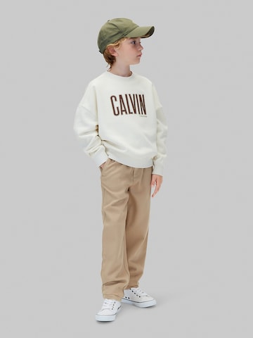 Calvin Klein Jeans Loosefit Hose in Beige
