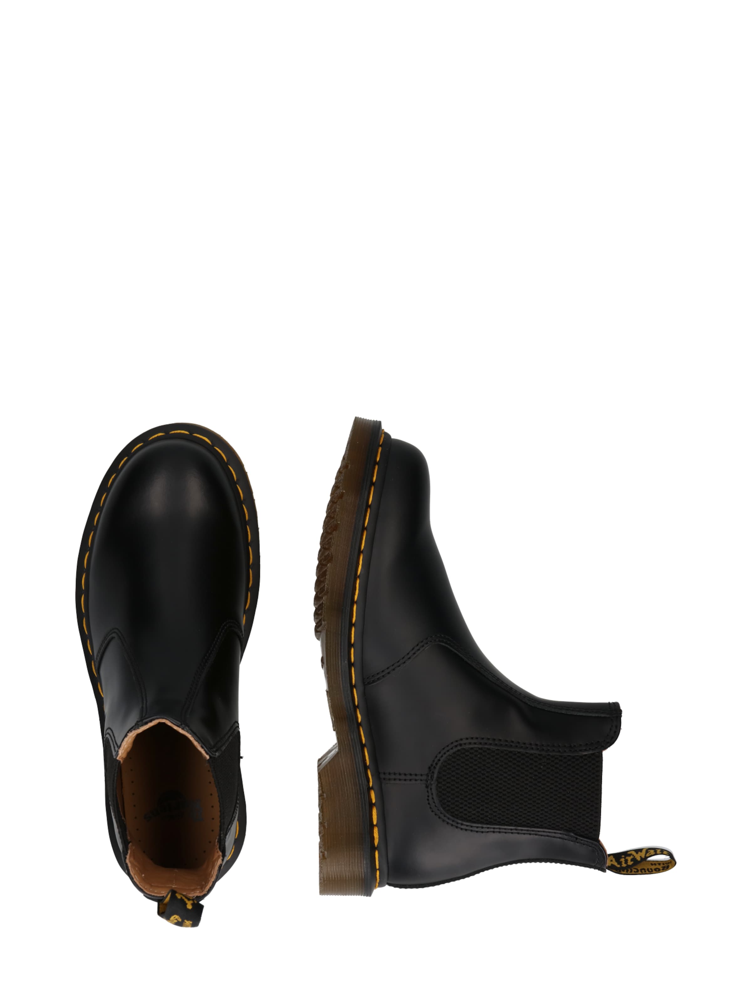 Dr. Martens Μπότες chelsea 'Crazy Horse' σε μαύρο