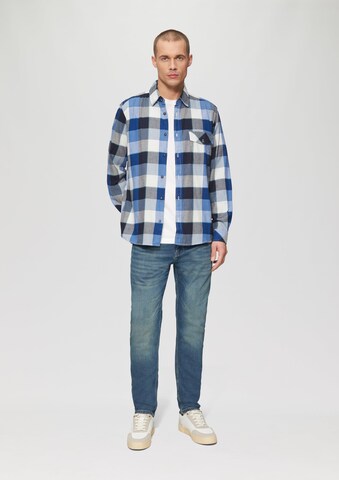 s.Oliver Regular fit Button Up Shirt in Blue