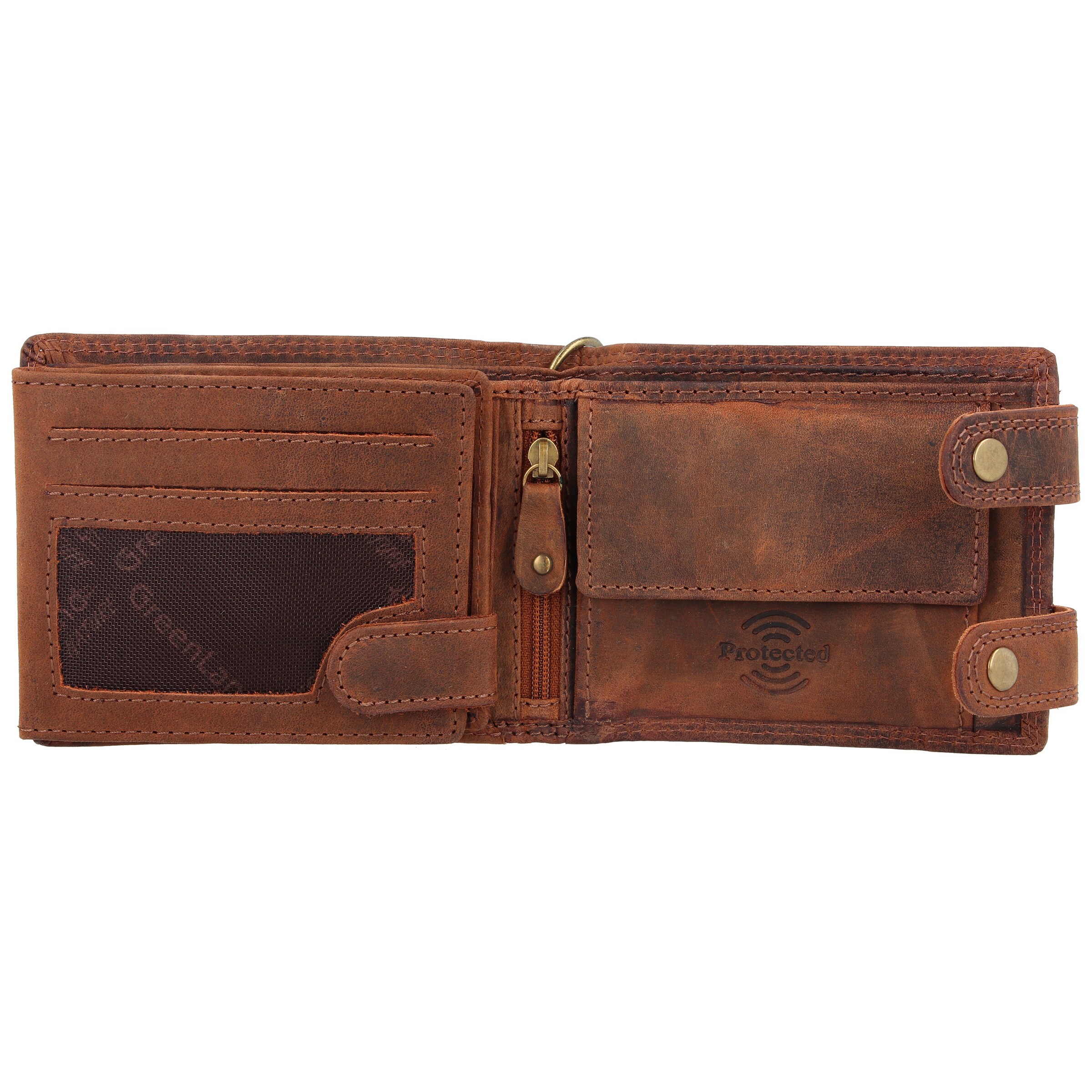 Portamonete 'Montenegro' di Greenland Nature in marrone