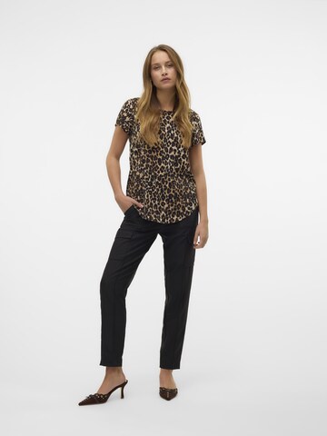 VERO MODA Regular Cargobroek 'NYLA' in Zwart