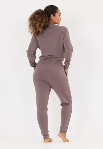 Athlecia Tapered Sports trousers 'Jacey' in Brown