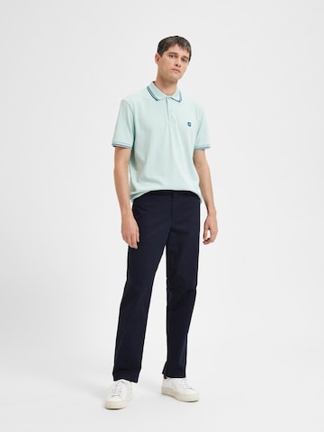 SELECTED HOMMEregular Chino hlače 'New Miles' - plava boja