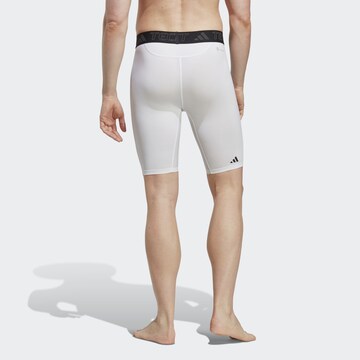 Skinny Pantalon de sport ADIDAS PERFORMANCE en blanc