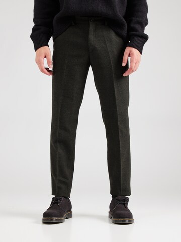 JACK & JONES Слим Плиссированные брюки в Зеленый: спереди