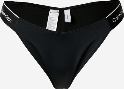 Calvin Klein Swimwear Bikini hlačke 'META LEGACY' | črna / bela barva, Prikaz izdelka