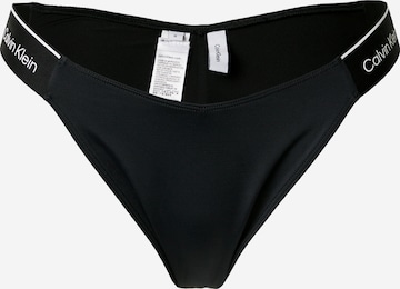 Calvin Klein Swimwear Regular Bikinihousut 'META LEGACY' värissä musta: etupuoli