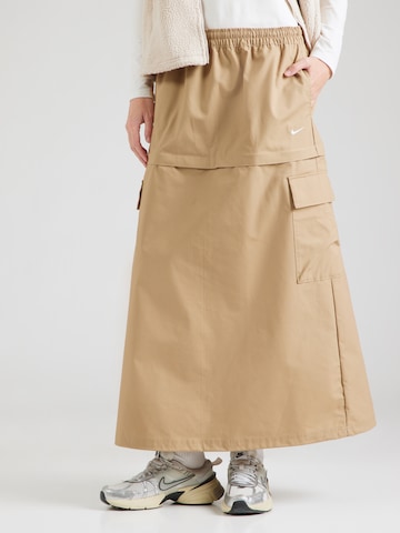 smėlio Nike Sportswear Sijonas 'ESSTL': priekis