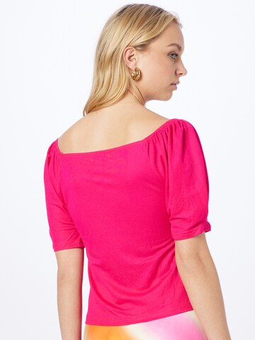 Warehouse Bluse in Pink