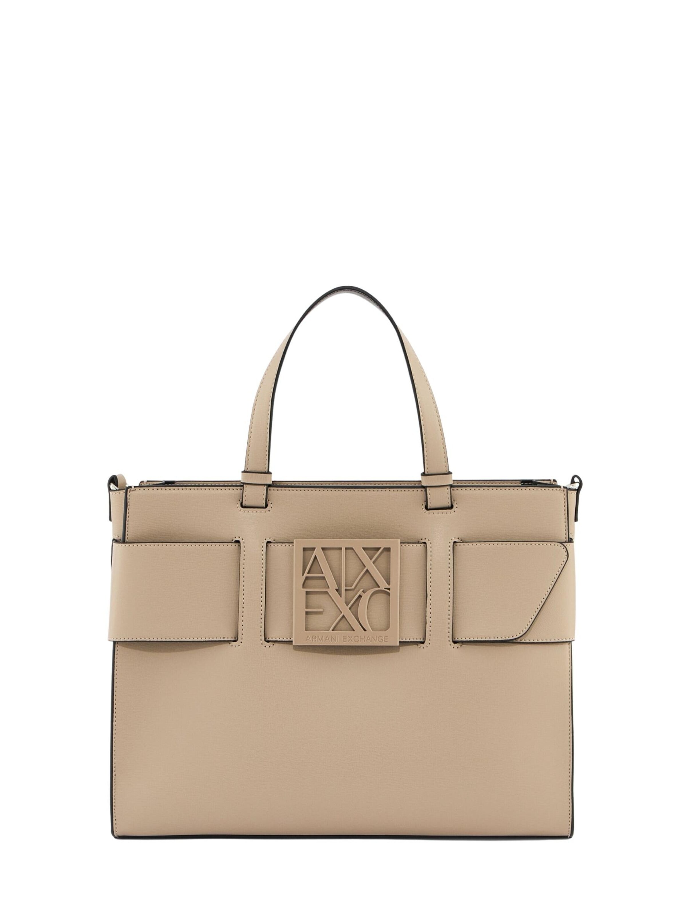 ARMANI EXCHANGE - Bolso de mano '942689' en beige: frente